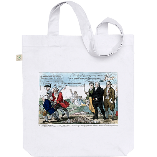 Jenner Seeing off Anti-Vaxxers Tote Bag