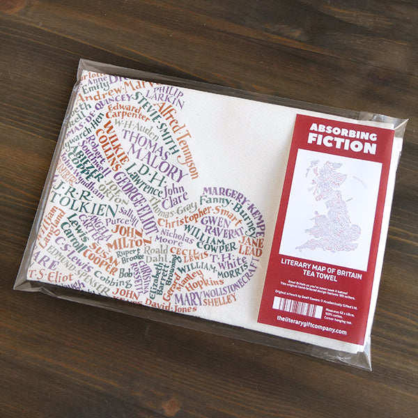 Literary Britain Tea Towel - 6 pack