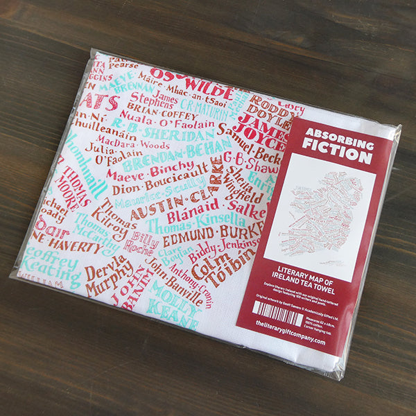 Literary Ireland Tea Towel - 6 pack