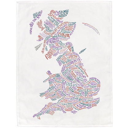 Literary Britain Tea Towel - 6 pack