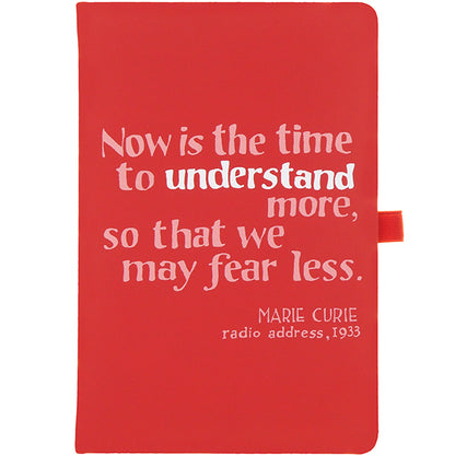 Marie Curie Thinkerly Quote Notebook