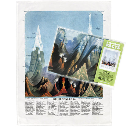 Mountains Tea Towel - 6 pack