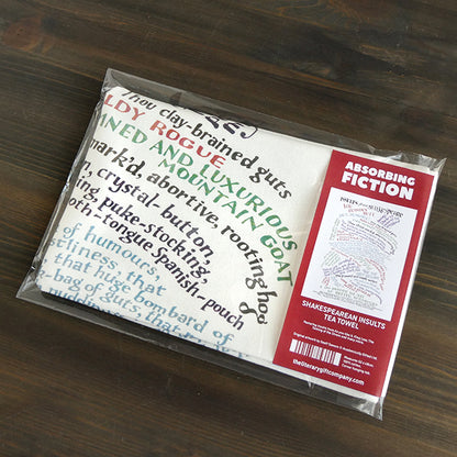 Insults from Shakespeare Tea Towel - 6 pack