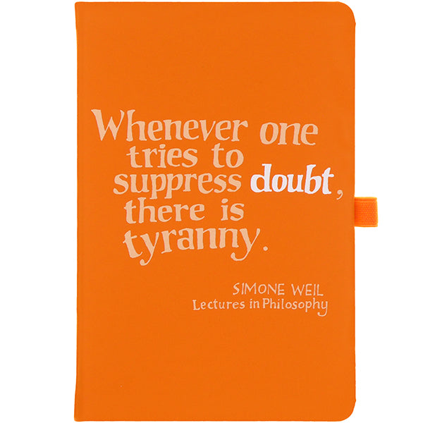 Simone Weil Thinkerly Quote Notebook