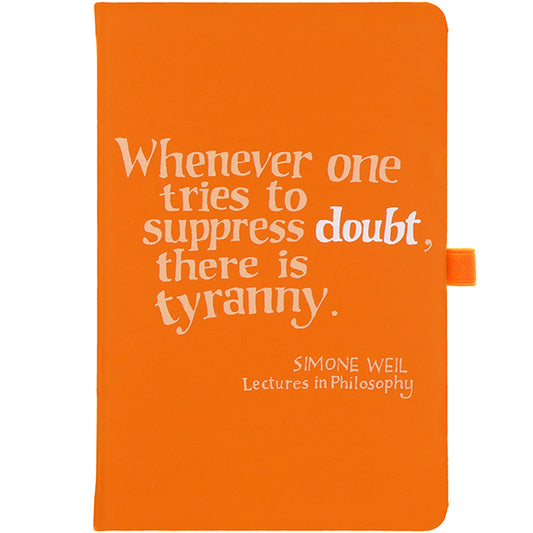 Simone Weil Thinkerly Quote Notebook