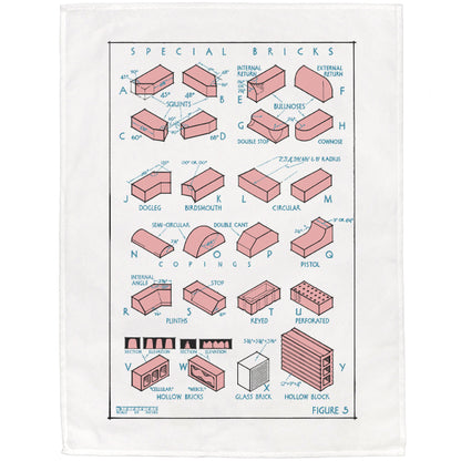 Special Bricks Tea Towel - 6 pack