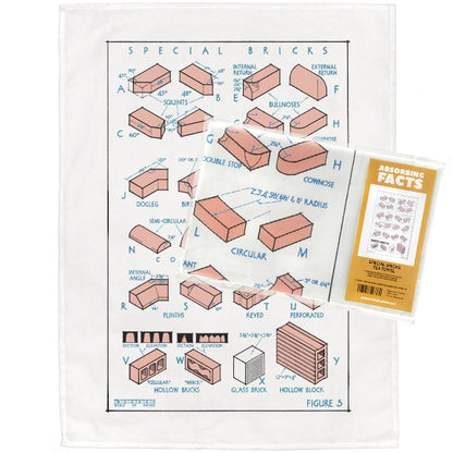 Special Bricks Tea Towel - 6 pack