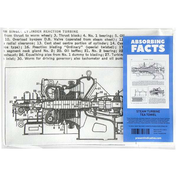 Steam Turbines Tea Towel - 6 pack