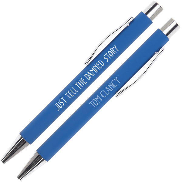 40 x Writerly Quote Pens with counter display pen pot