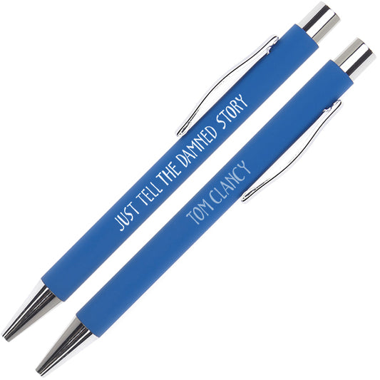 Tom Clancy Writerly Quote Pen - pack of 10