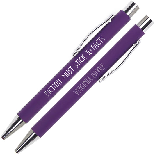 Virginia Woolf Writerly Quote Pen - pack of 10