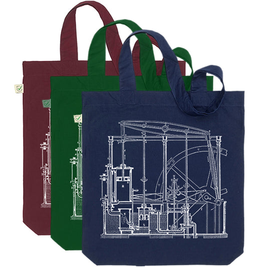 Watt's Steam Engine Tote Bag
