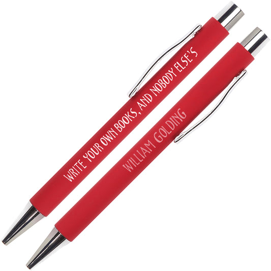William Golding Writerly Quote Pen - pack of 10