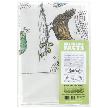 Birdsong Tea Towel - 6 pack