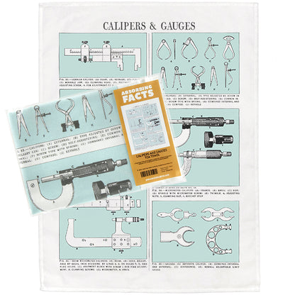 Calipers & Gauges Tea Towel - 6 pack