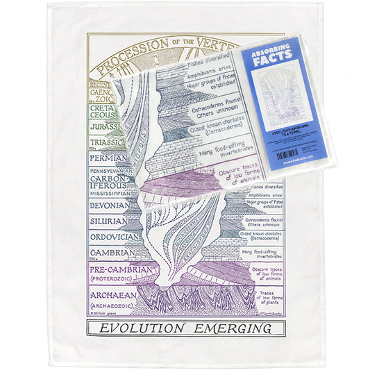 Evolution Emerging Tea Towel - 6 pack