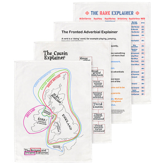 The Explainers Tea Towels Collection