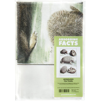 Hedgehog Tea Towel - 6 pack