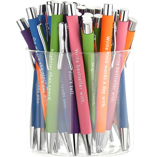 40 x Inspirational Pens with counter display penpot