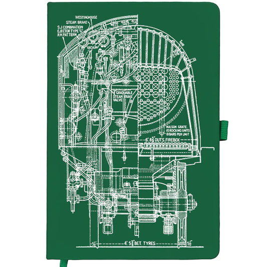 Locomotive Section Notebook - green