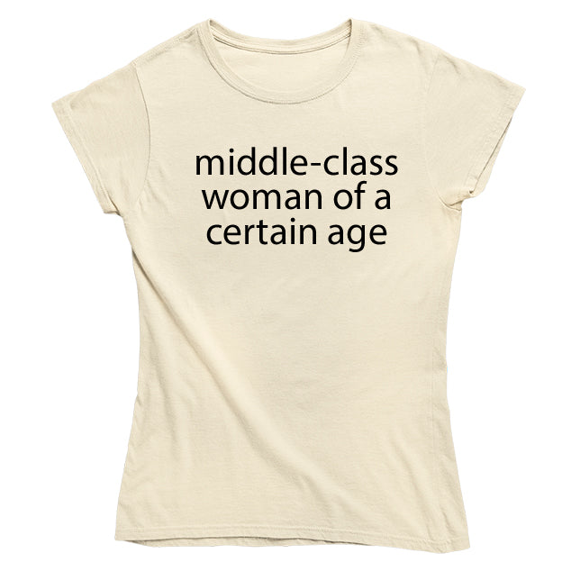 Middle-Class Woman of a Certain Age T-shirt - Red
