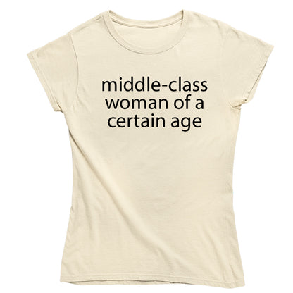 Middle-Class Woman of a Certain Age T-shirt - Red