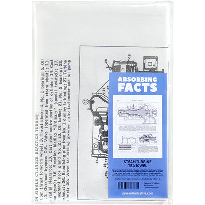 Steam Turbines Tea Towel - 6 pack