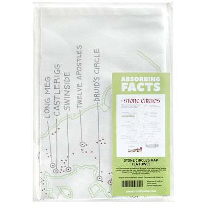 Stone Circles Tea Towel - 6 pack