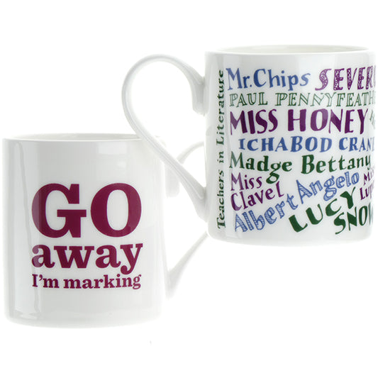 Teacher mugs - mixed pack of 6