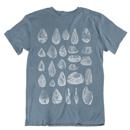 Stone Tools Unisex T-shirt - Blue