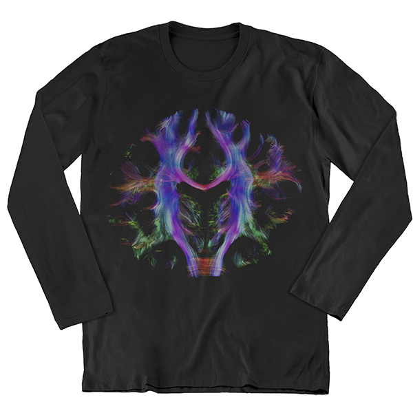 Brain Nerve Fibres Long-Sleeved Unisex T-shirt