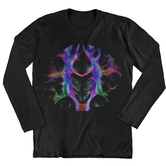 Brain Nerve Fibres Long-Sleeved Unisex T-shirt