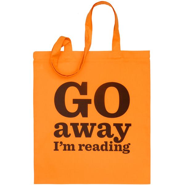 Go Away I'm Reading Bag RAINBOW SET - pack of 7