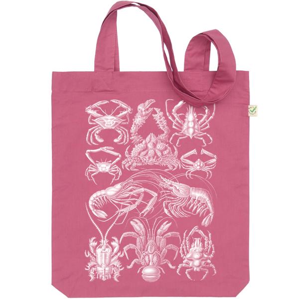 Haeckel Decapoda Tote Bag Pink