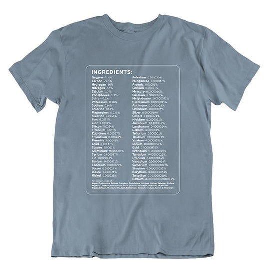 Human Ingredients Unisex T-shirt Blue