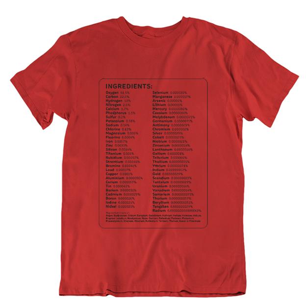Human Ingredients Unisex T-shirt - Red