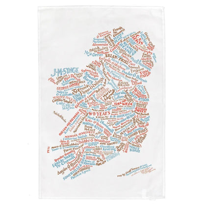 Literary Ireland Tea Towel - 6 pack