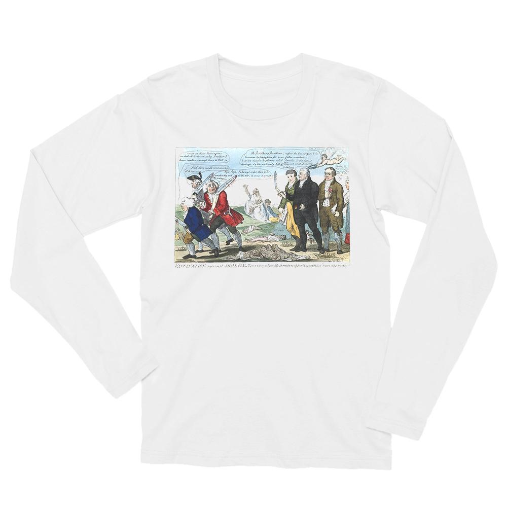 Jenner Seeing Off Anti-Vaxxers Unisex Long-Sleeved T-shirt