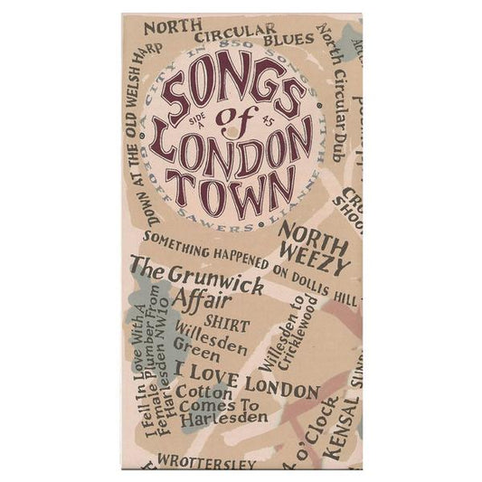 Songs of London Town Map - pack of 6