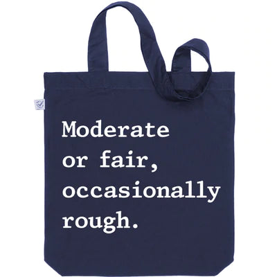 The Shipping Forecast: Moderate or fair, occasionally rough Tote Bag