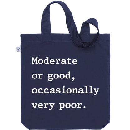 The Shipping Forecast: Moderate or good, occasionally very poor Tote Bag