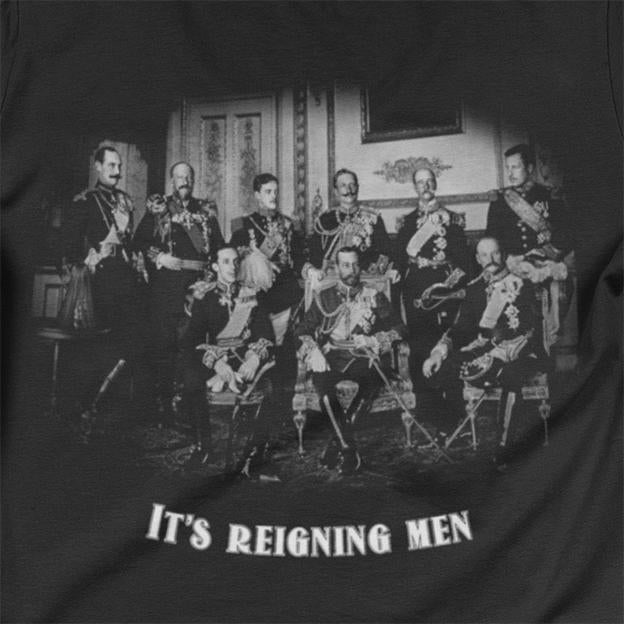 Reigning Men Women's Fitted T-shirt - Black