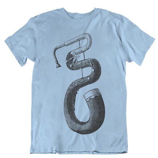 Serpent Unisex T-shirt - Sky Blue