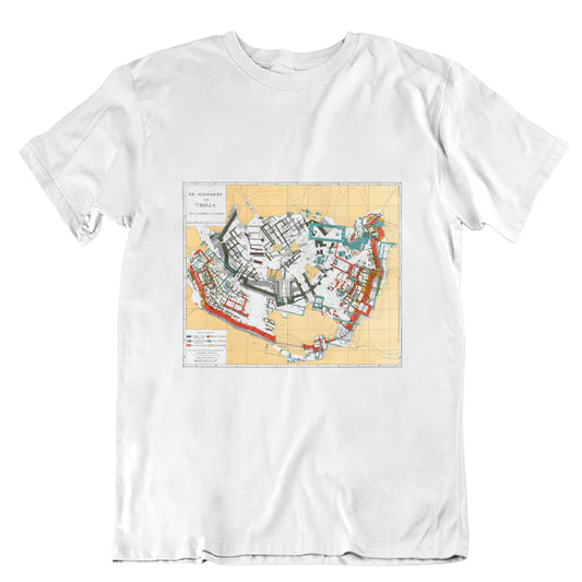 Troy Map Unisex T-shirt