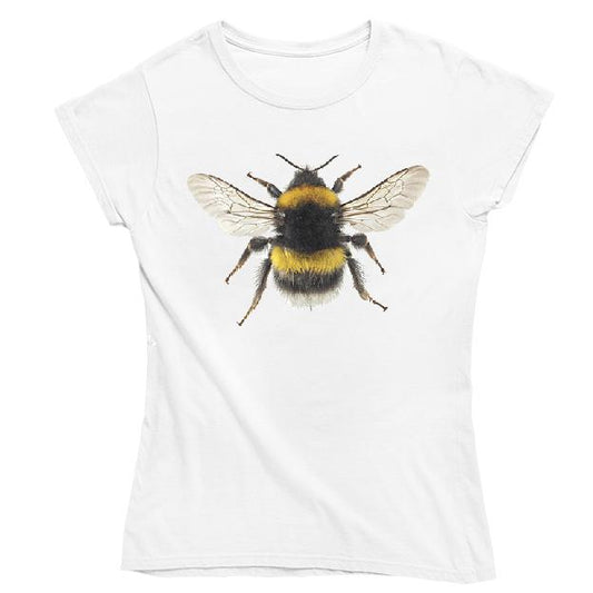 Bombus lucorum Women's Fitted T-shirt