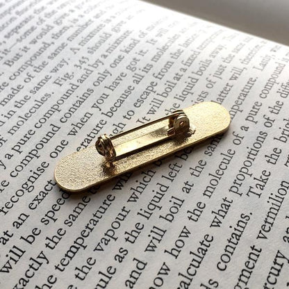 Overqualified Enamel Pin