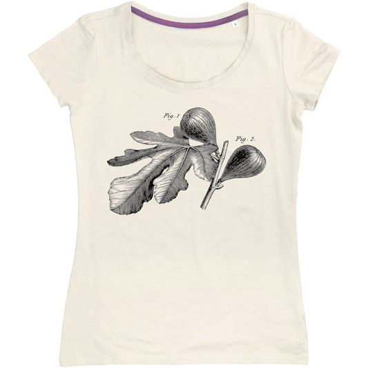Fig 1, Fig 2 Women's Fitted T-shirt