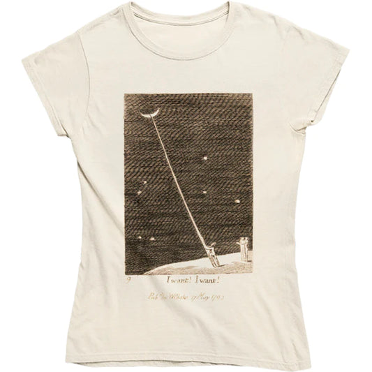William Blake "I want! I want!" Women's fitted T-Shirt