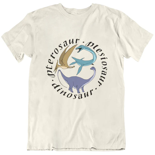 Dinosaur Pterosaur Plesiosaur Unisex T-shirt