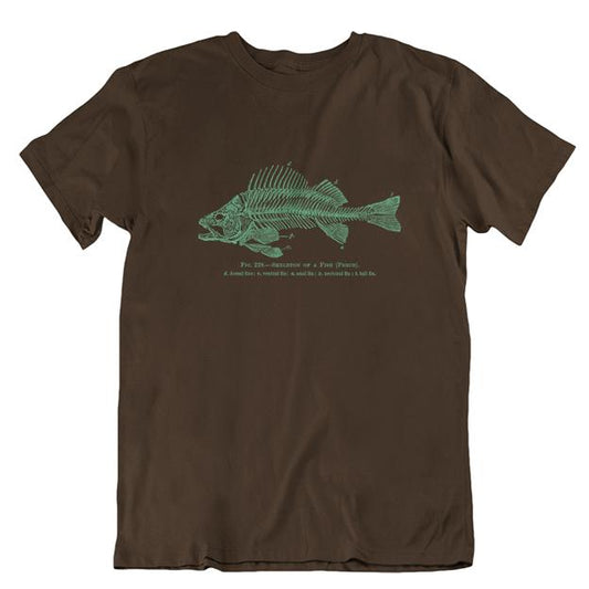 Perch Skeleton Unisex T-shirt